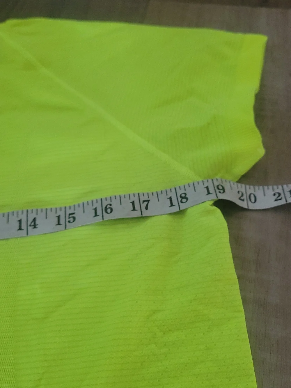 lululemon athletica Neon Lime Short-Sleeve Active Tee